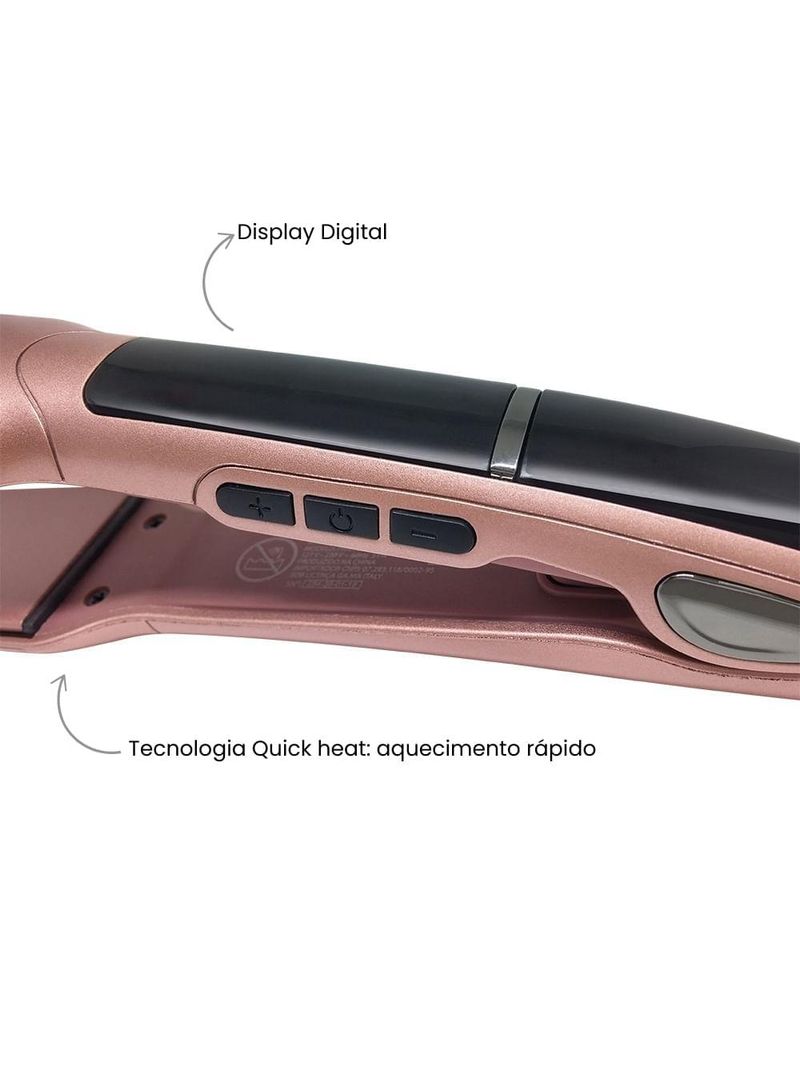 Prancha de cabelo x-wide keration pro bivolt