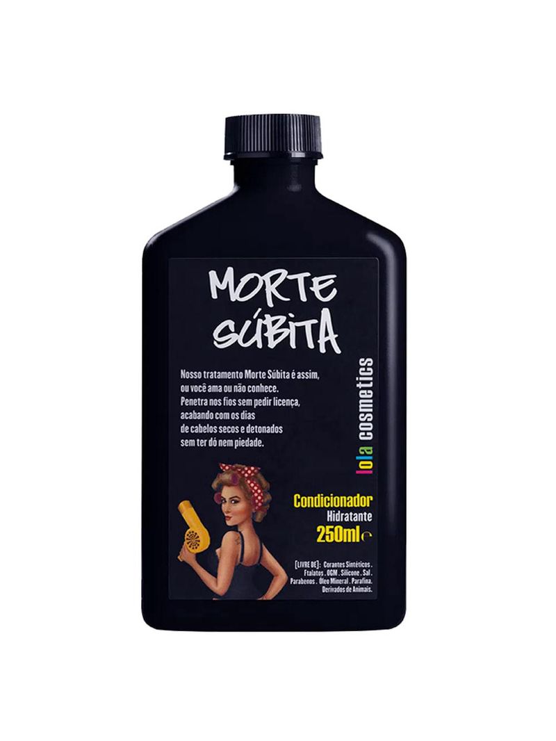 Kit shampoo + condicionador + máscara capilar lola cosmetics morte súbita