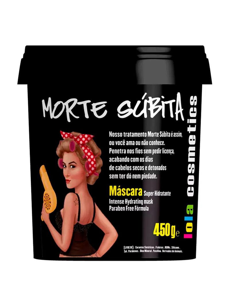 Kit shampoo + condicionador + máscara capilar lola cosmetics morte súbita