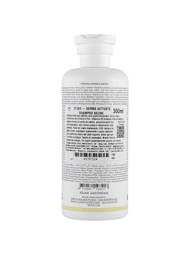 Keune care derma activate shampoo fortificante