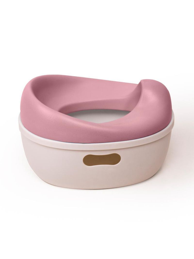 Troninho infantil kingdom potty 3 in 1 pink - safety 1st