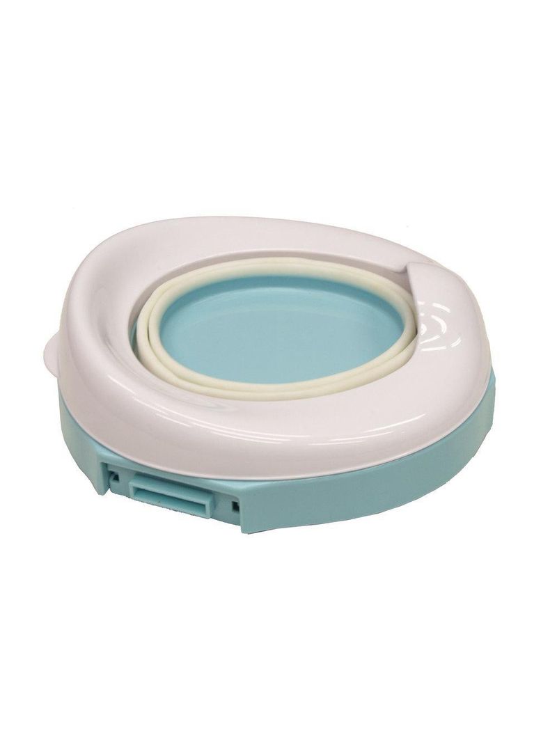 Troninho portátil infantil 2 em 1 azul - cosco