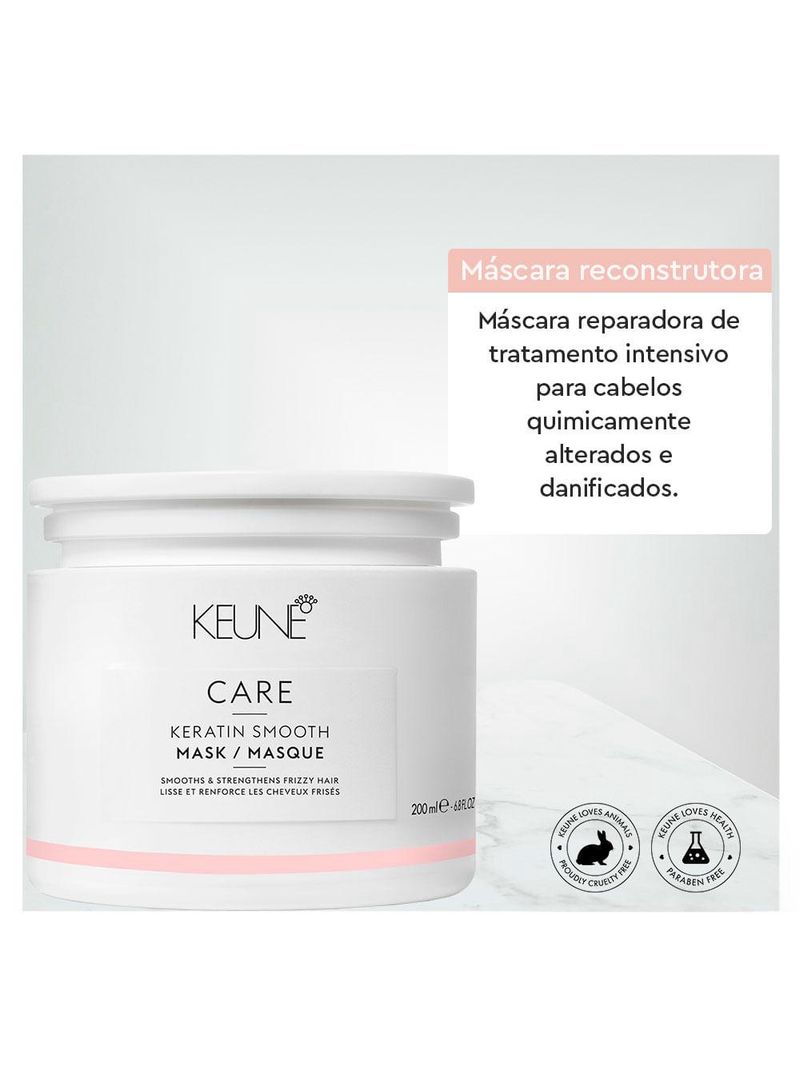 Keune care keratin smooth mask máscara reparadora