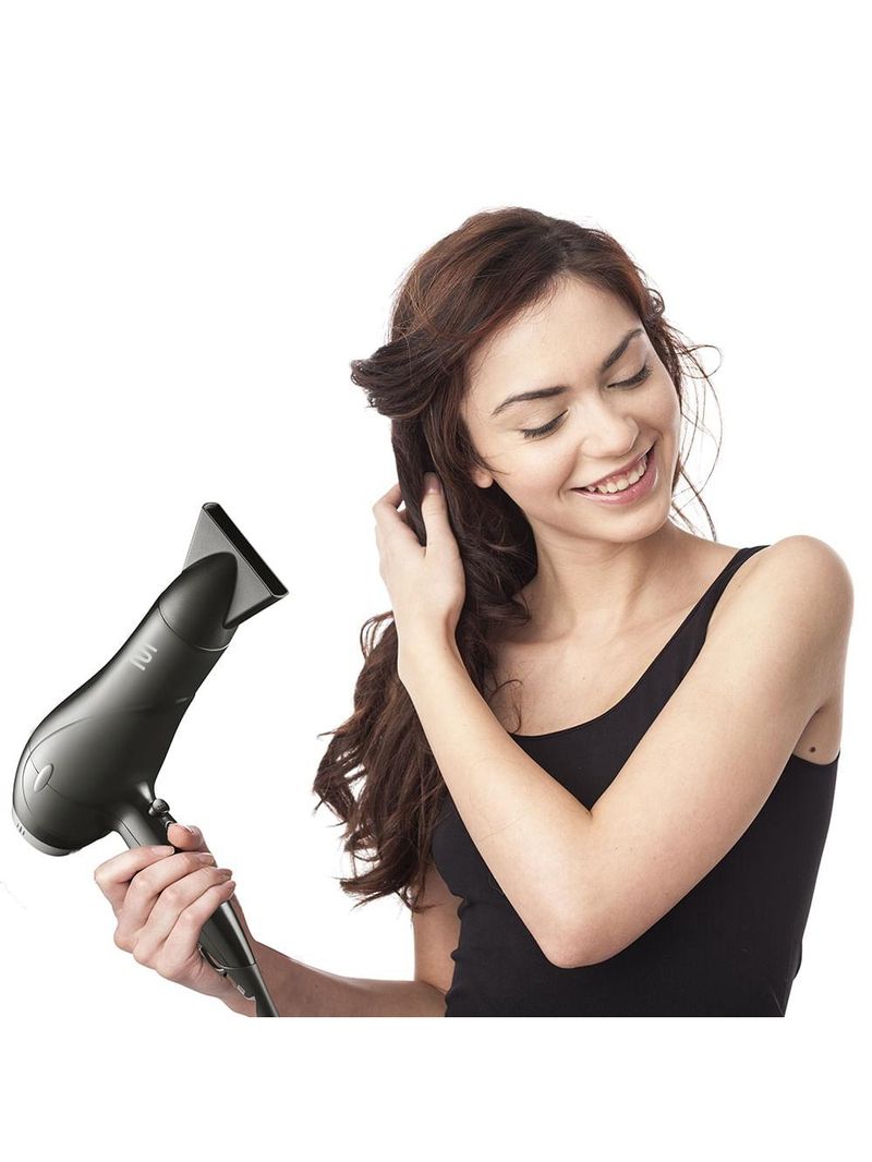 Secador de cabelo preto com 3 temperaturas 2000w-220v multi care - eb174