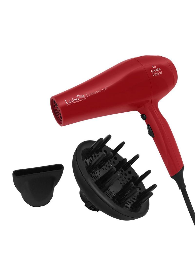 Kit prancha e secador de cabelo lichia  + brinde 220v