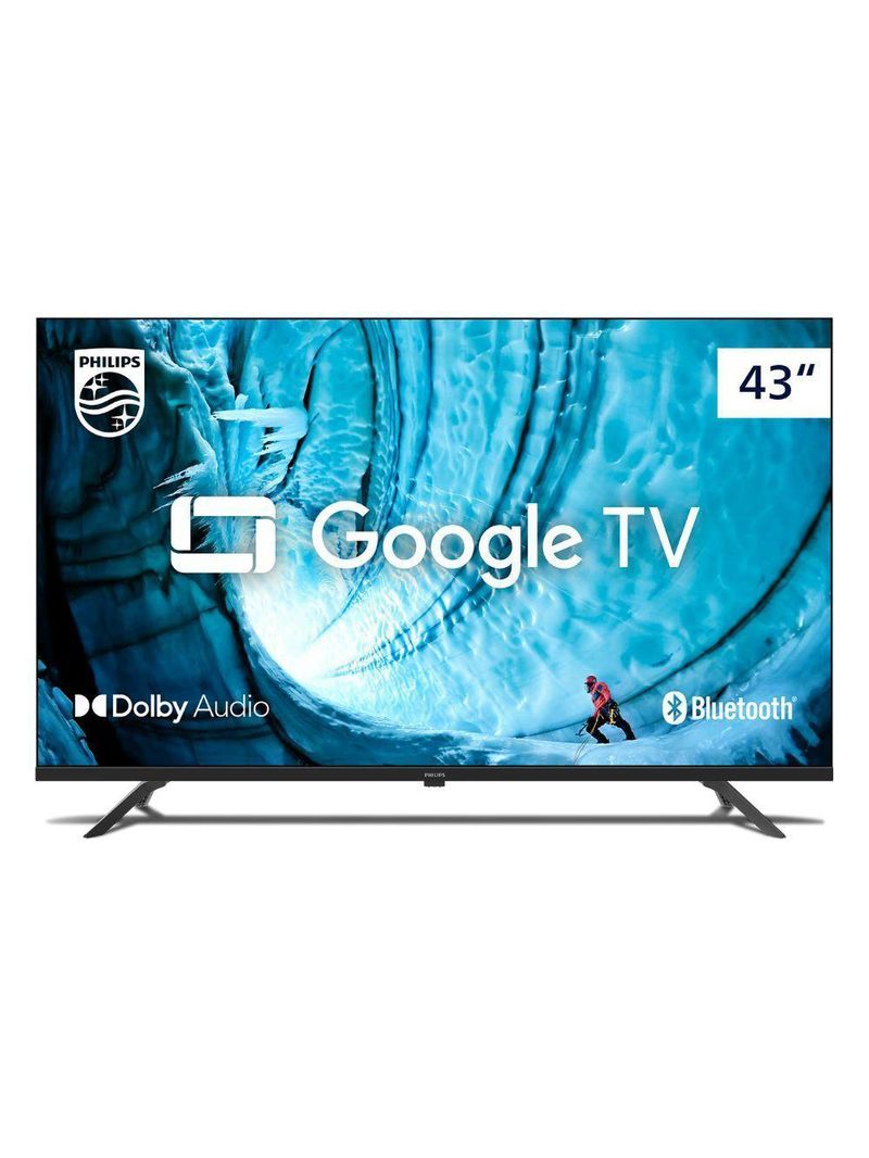 Smart Philips 43 Full HD Comando De Voz HDR Preto Bivolt