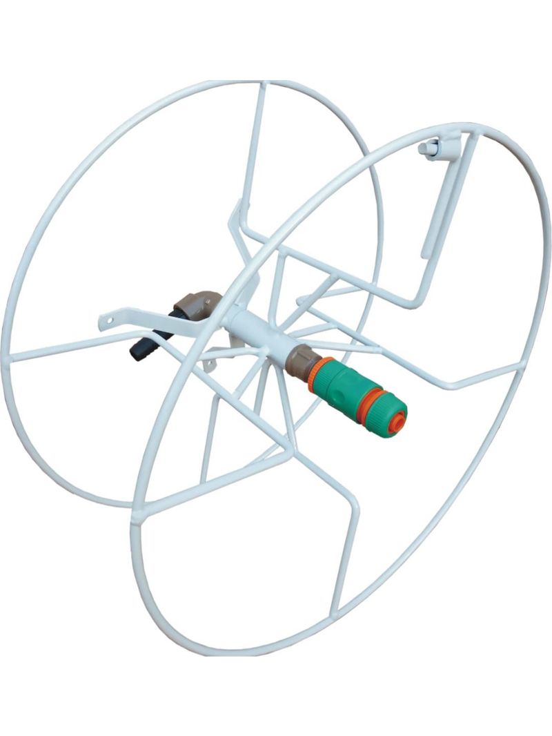 Enrolador de Mangueira com Engate Rapido para Jardim