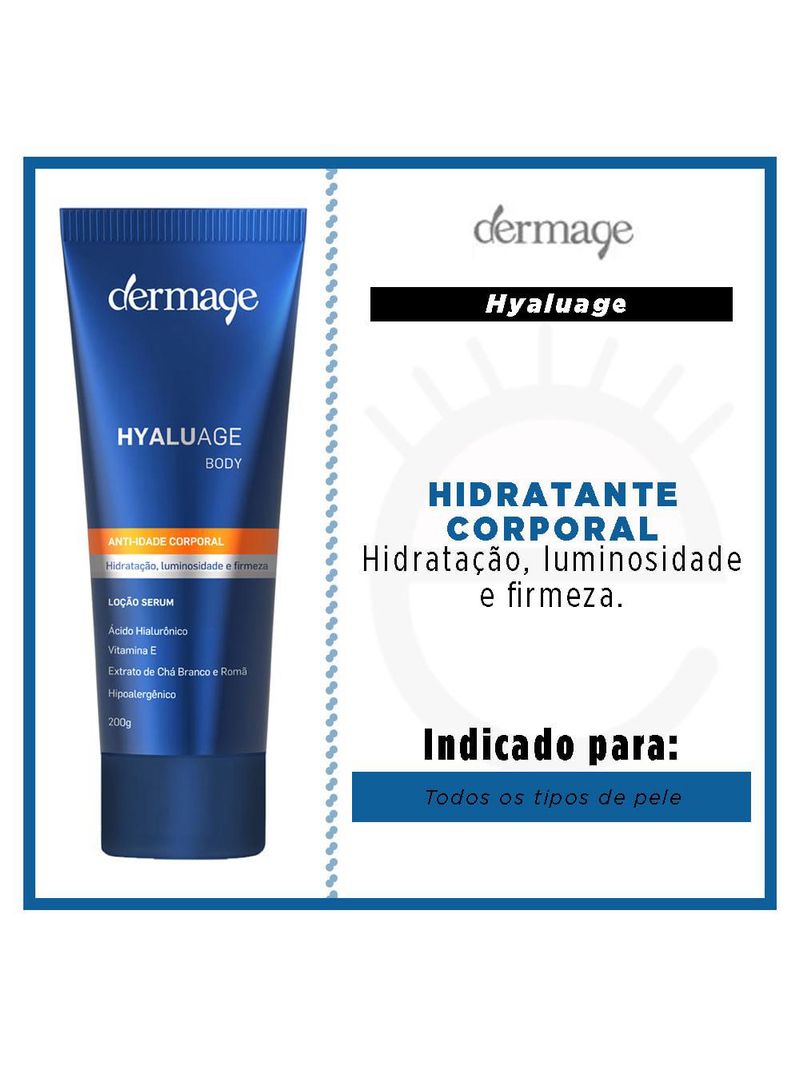 Hyaluage body dermage - hidratante corporal