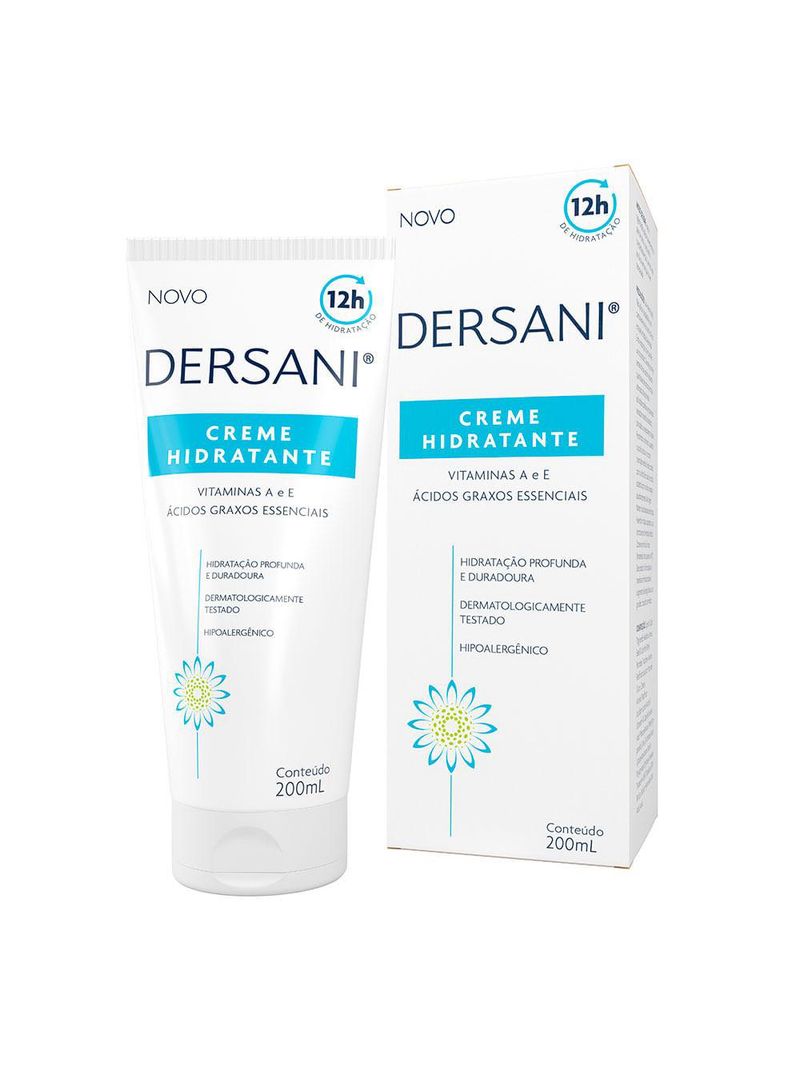 Hidratante corporal dersani - dersani creme hidratante