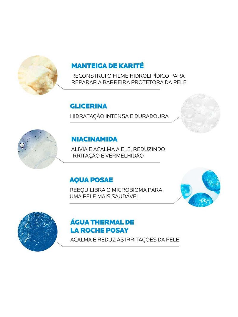 Hidratante corporal lipikar baume light ap + m – la roche-posay