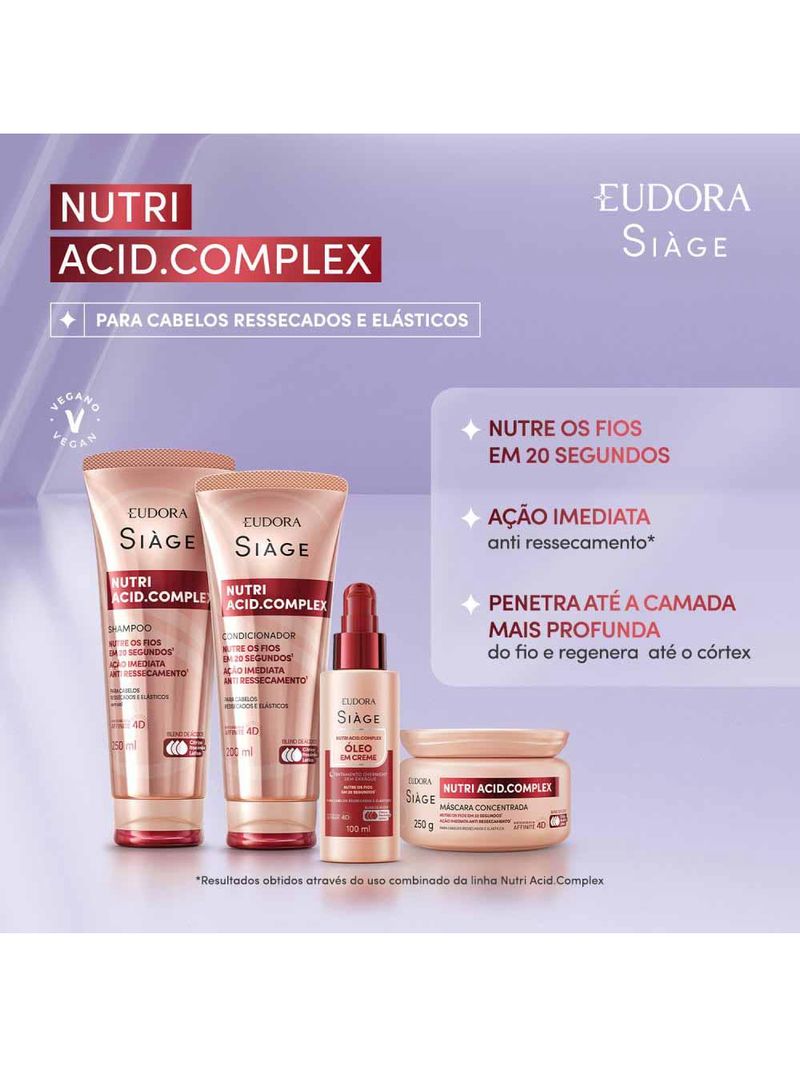 Condicionador eudora siàge nutri acidcomplex
