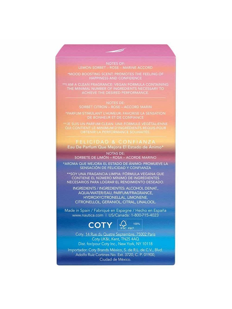 Perfume rose island nautica feminino eau de parfum