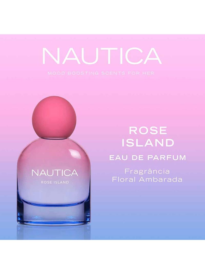 Perfume rose island nautica feminino eau de parfum