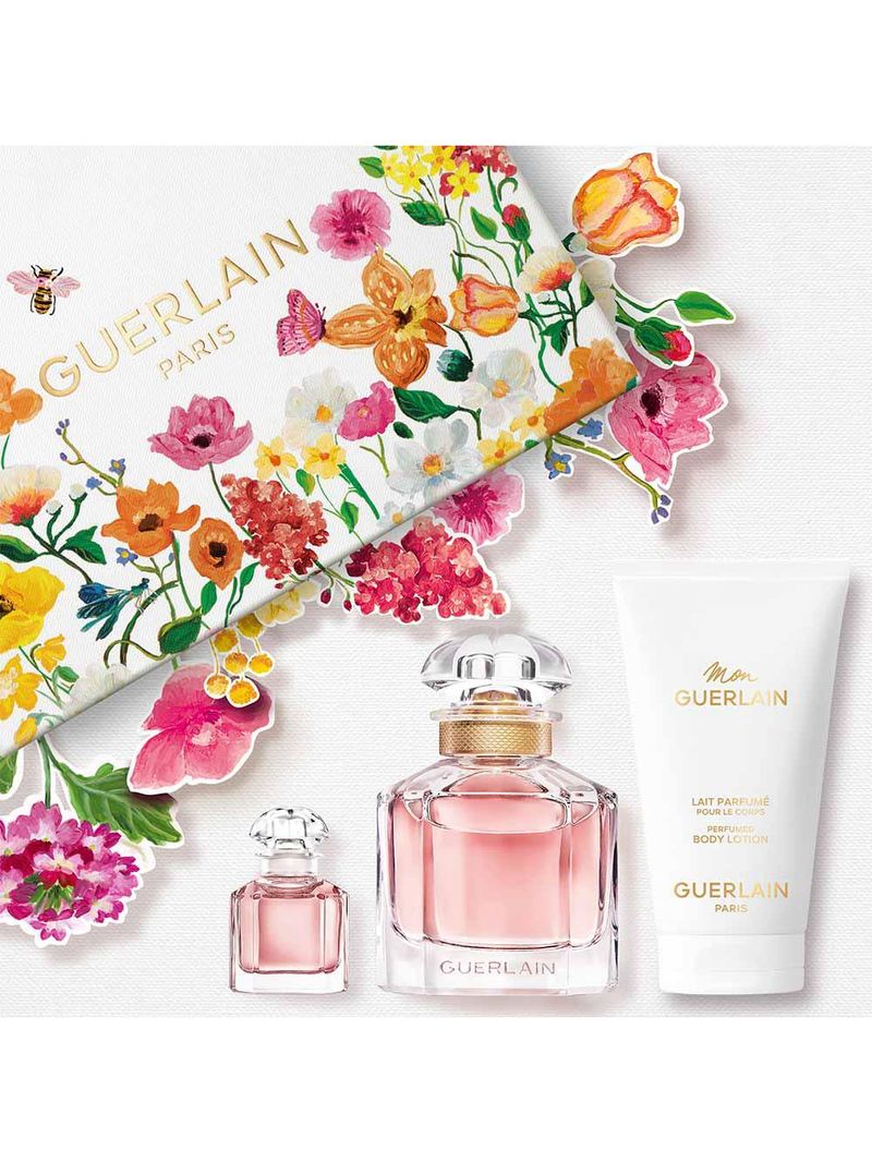 Coffret mon guerlain kit - perfume feminino edp + loção corporal