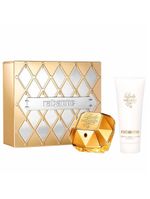 Coffret rabanne lady million kit - perfume feminino - edp + creme corporal