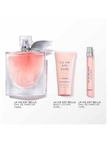 Coffret lancôme la vie est belle kit - perfume feminino edp + body lotion + travel size