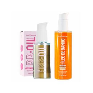 Beleza brasileira kit - Óleo corporal antiestrias bb-oil + Óleo corporal de banho