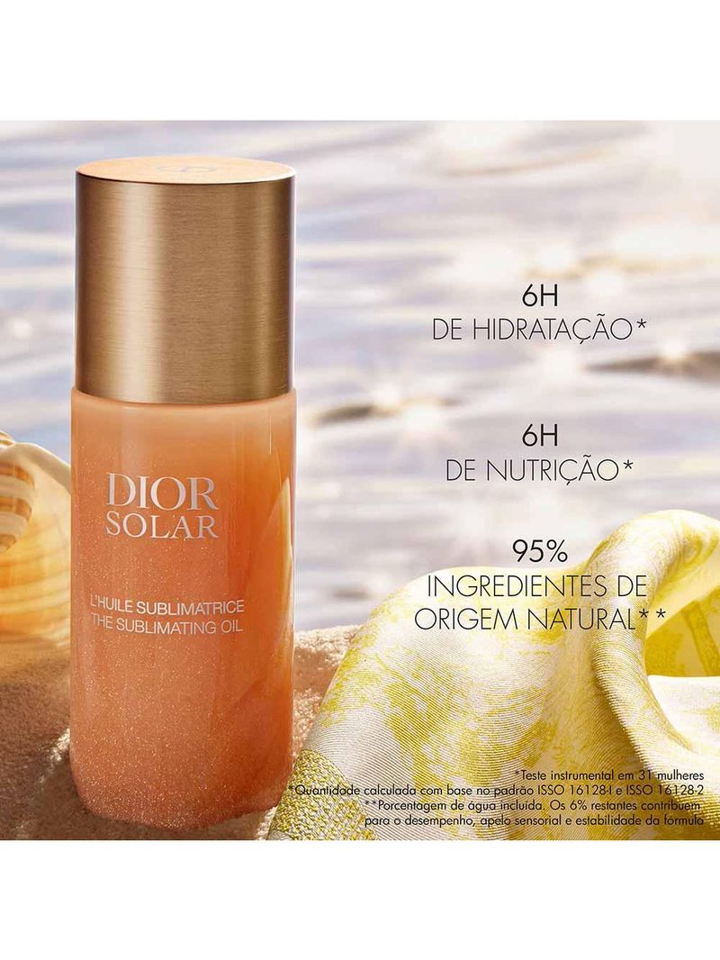 Óleo corporal dior solar the sublimating oil