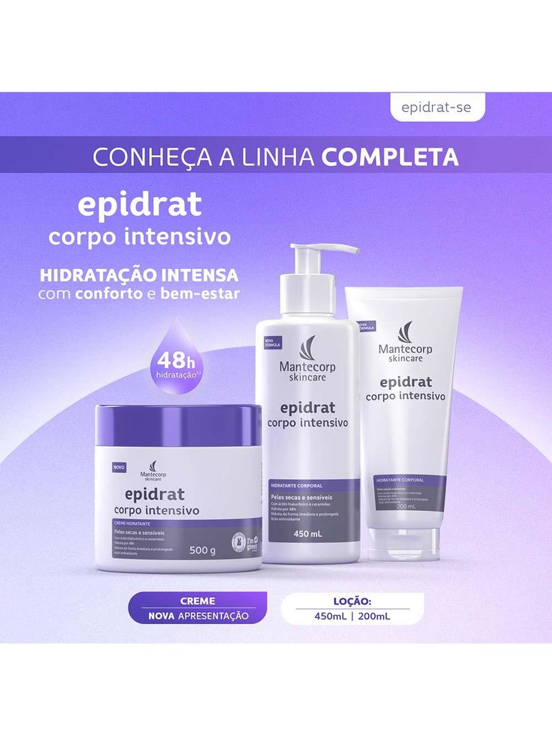 Creme hidratante corporal mantecorp skincare - epidrat corpo intensivo
