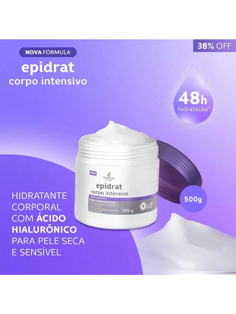 Creme hidratante corporal mantecorp skincare - epidrat corpo intensivo
