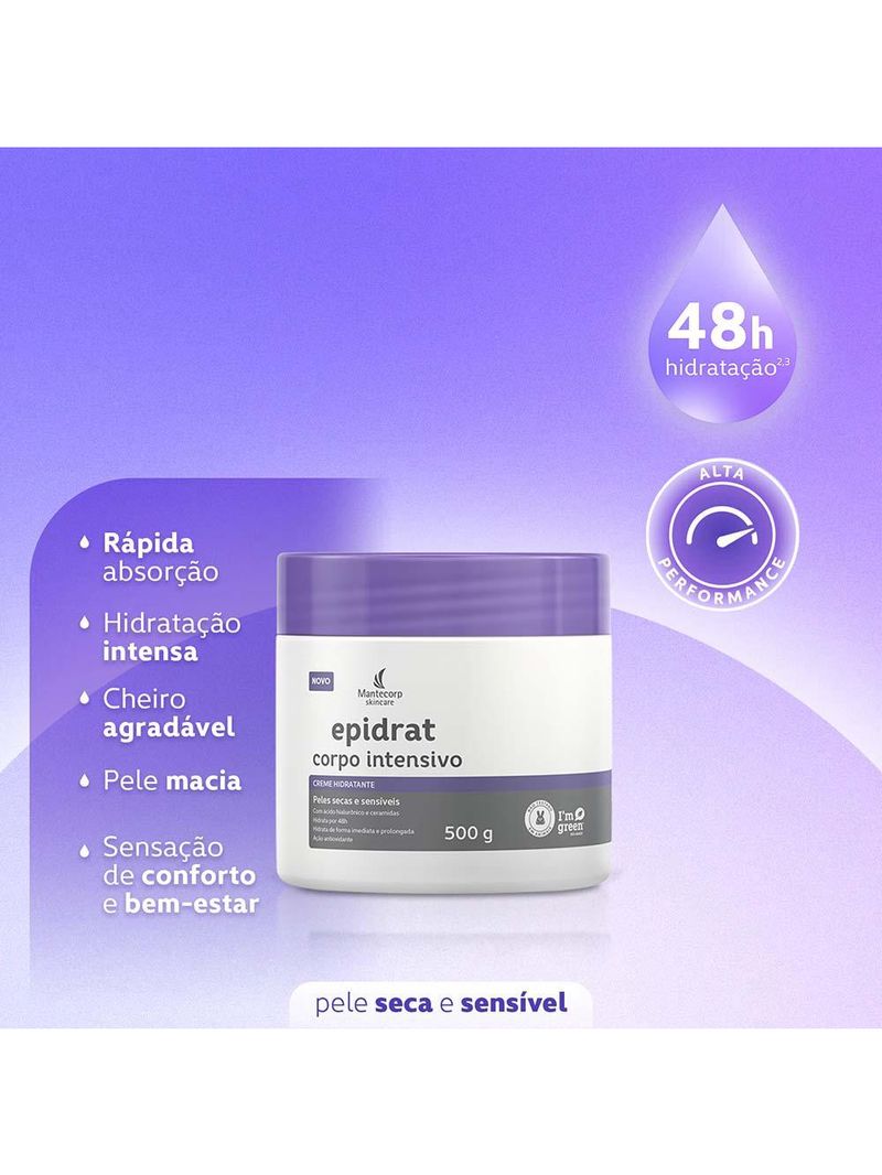 Creme hidratante corporal mantecorp skincare - epidrat corpo intensivo