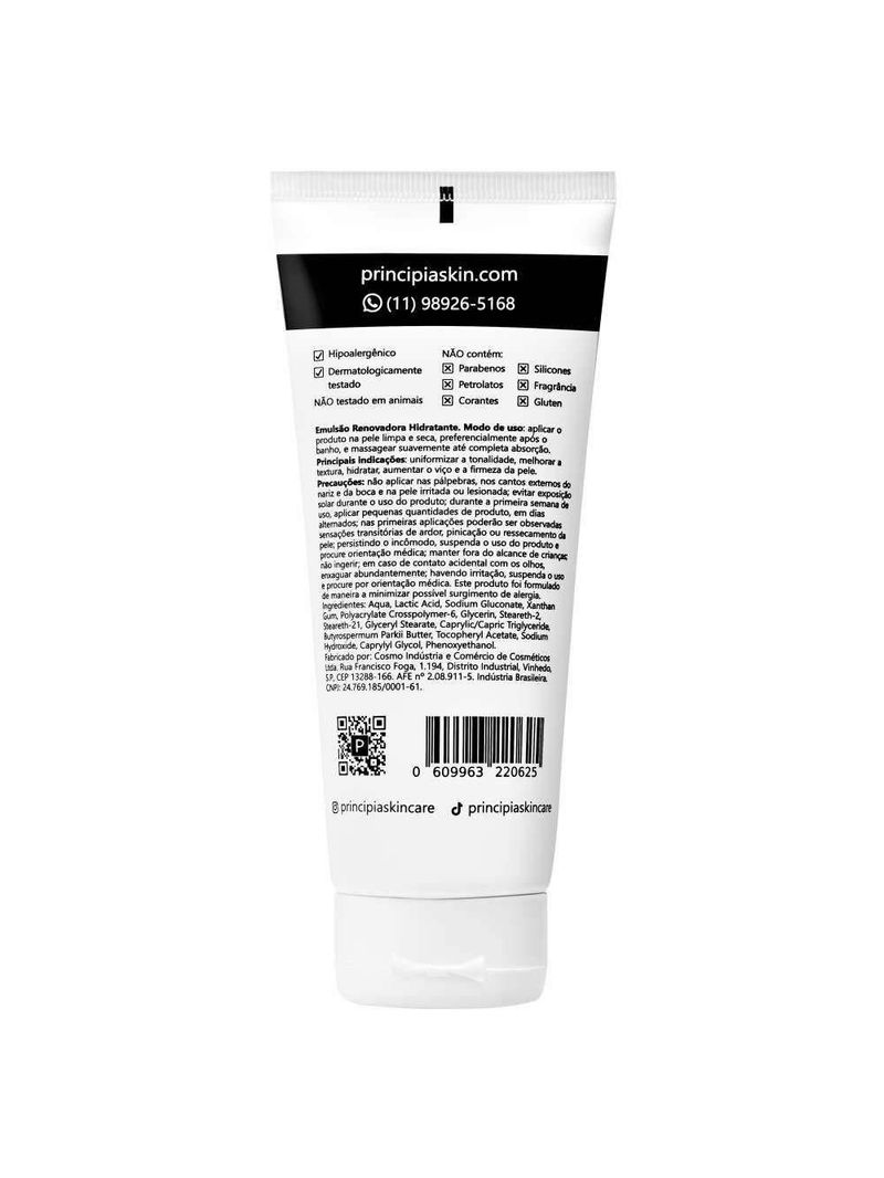 Emulsão corporal principia - ec-01