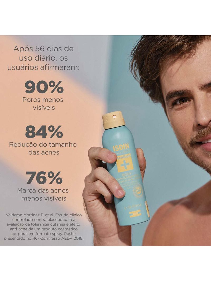 Spray corporal antiacne isdin acniben para peles oleosas