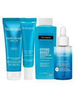 Neutrogena hydro boost kit – gel creme para olhos + hidratante facial fps25 + hidratante corporal + sérum