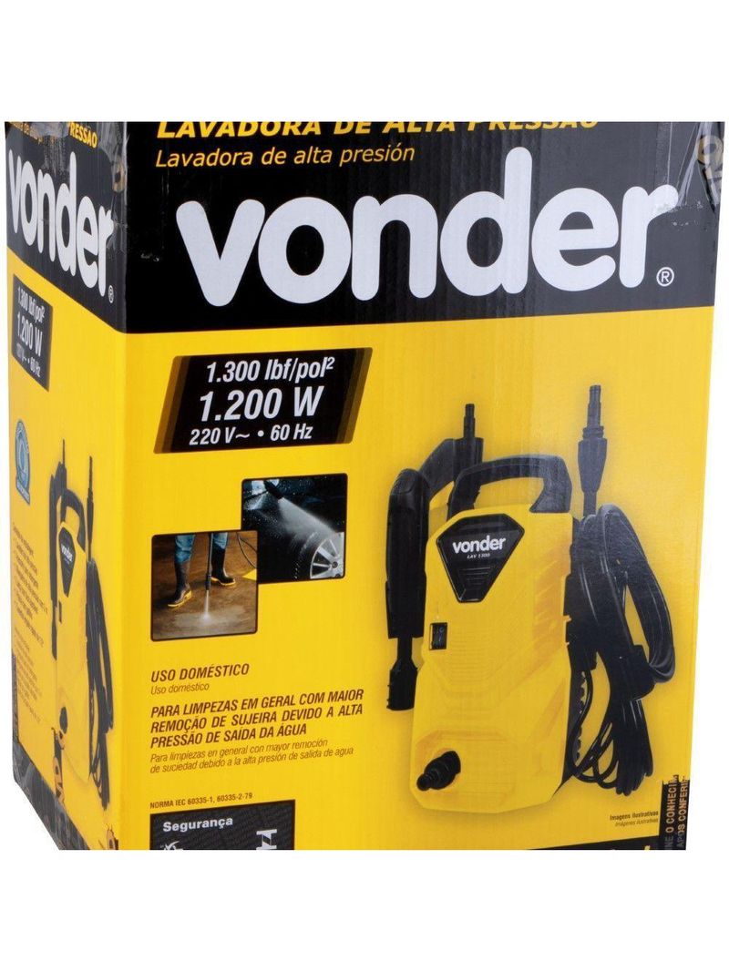 Lavadora Alta Pressao 1300 Lbf-pol Lav1300 Vonder 220V