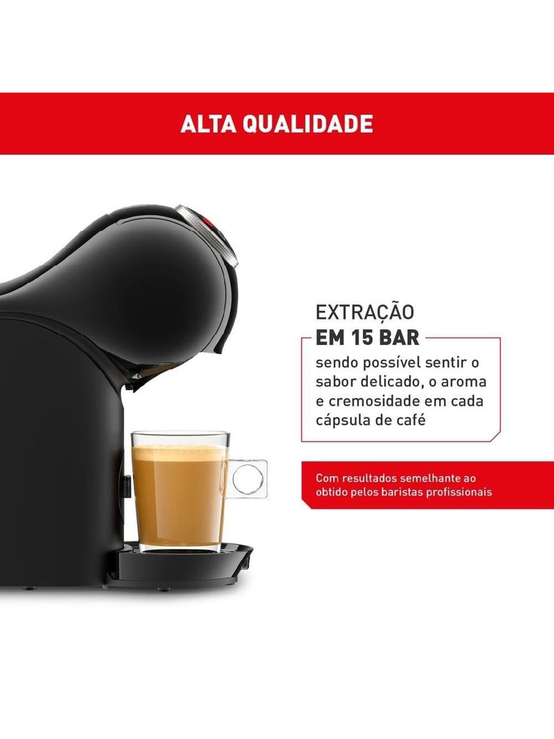 Cafeteira expresso arno dolce gusto genio s plus dgs2 - preta