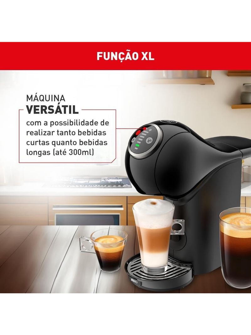 Cafeteira expresso arno dolce gusto genio s plus dgs2 - preta
