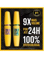 Máscara de cílios maybelline the colossal volum' express lavável preto