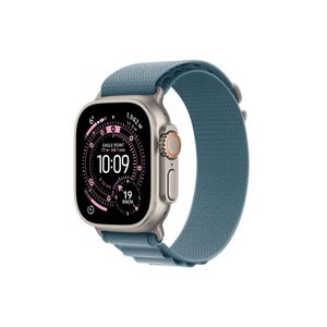 Apple watch ultra 3 gps+ cellular 49mm pulseira loop alpina g azul-clara