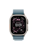 Apple watch ultra 3 gps+ cellular 49mm pulseira loop alpina g azul-clara