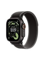 Apple watch ultra 3 gps+ cellular 49mm preto pulseira loop trail p/m preta-carvão