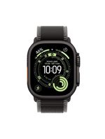 Apple watch ultra 3 gps+ cellular 49mm preto pulseira loop trail p/m preta-carvão