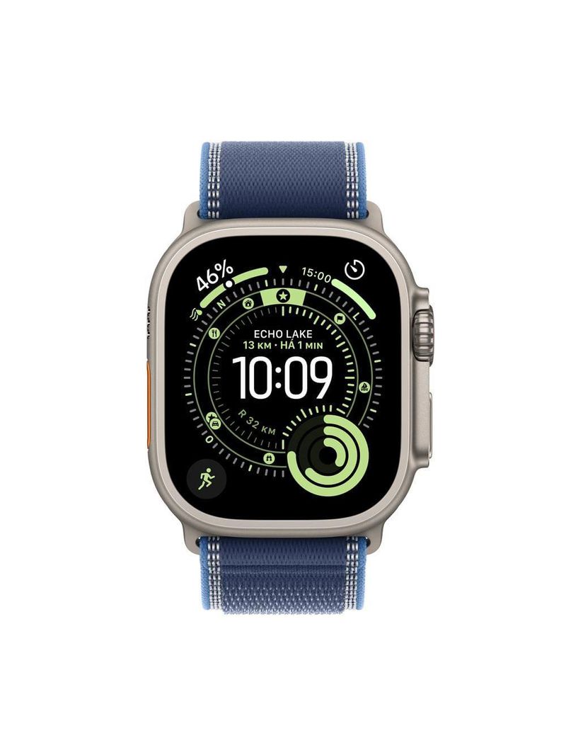 Apple watch ultra 3 gps+ cellular 49mm pulseira loop trail m/g azul/azul-brilhante