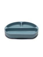 Prato de silicone com divisórias piccolo azul - infanti