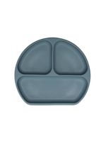 Prato de silicone com divisórias piccolo azul - infanti