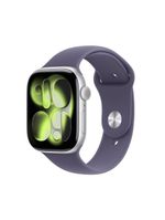 Apple watch series 11 gps+ cellular 46mm prateado pulseira m/g esportiva roxo-névoa