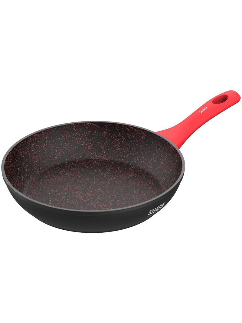 Panela polishop ichef home sauté grand shark series vermelha 24cm