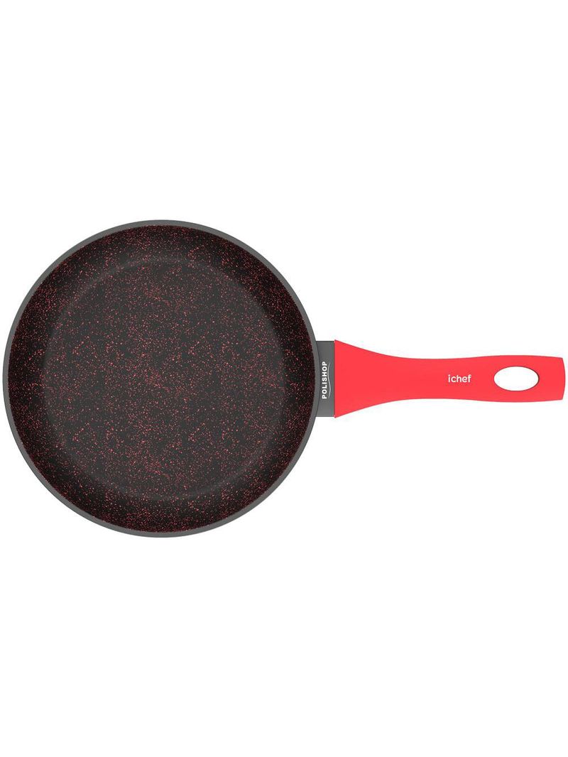 Panela polishop ichef home sauté grand shark series vermelha 24cm