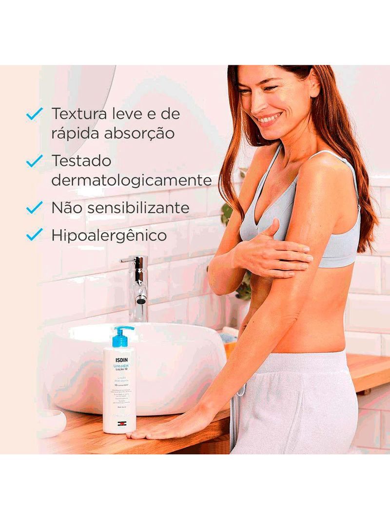 Isdin ureadin 10 kit com 2 unidades – loção hidratante corporal – 400ml