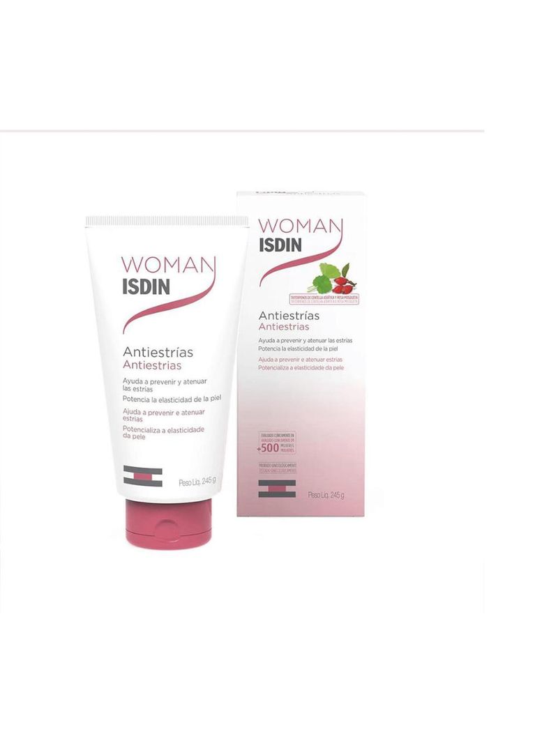 Isdin kit - creme corporal antiestrias + protetor solar corporal hydrolotion fps50