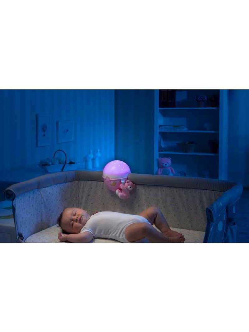 Projetor de berço next 2 stars rosa - chicco