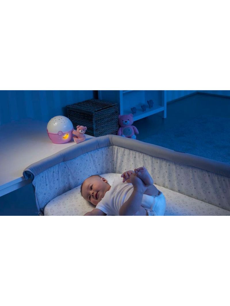 Projetor de berço next 2 stars rosa - chicco