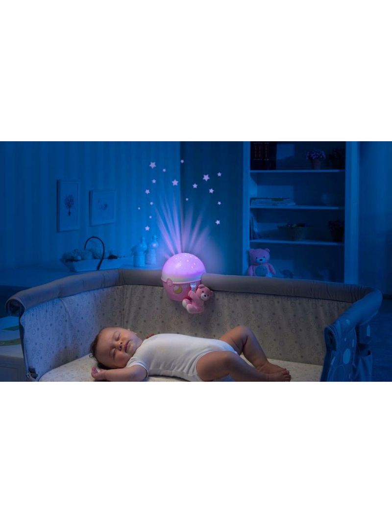 Projetor de berço next 2 stars rosa - chicco