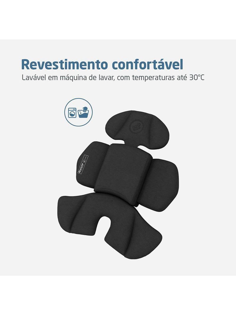 Redutor de cadeirinha para recém-nascidos pearl 360 pro authentic black - maxi-cosi