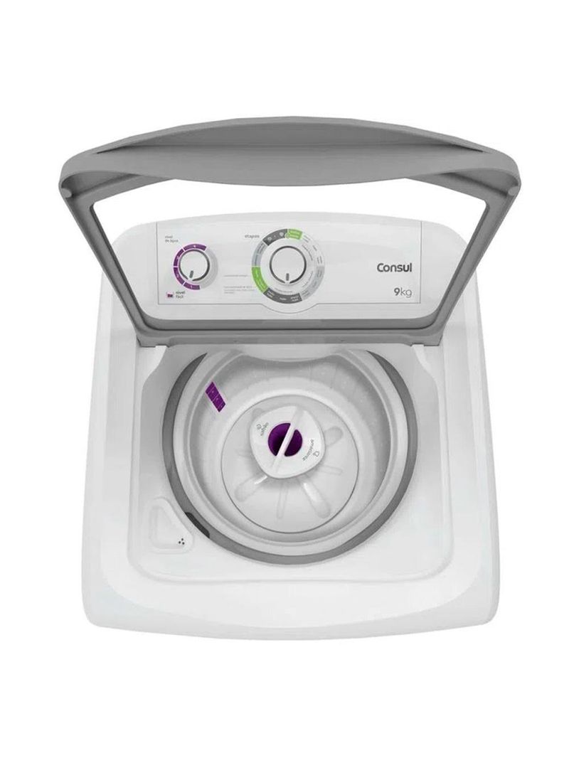 Máquina De Lavar Consul 9Kg c/ Ciclo Edredom Branca