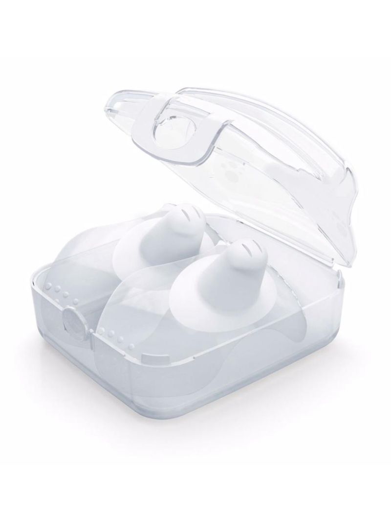 Protetores de seios em silicone tamanho m-g - chicco